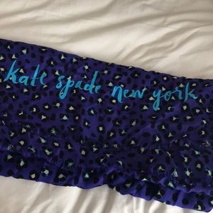 Kate Spade Leopard Print Scarf